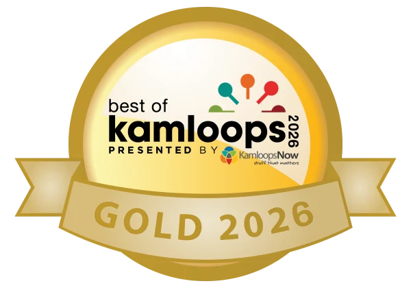Best of Kamloops 2026 Gold badge, presented by KamloopsNow